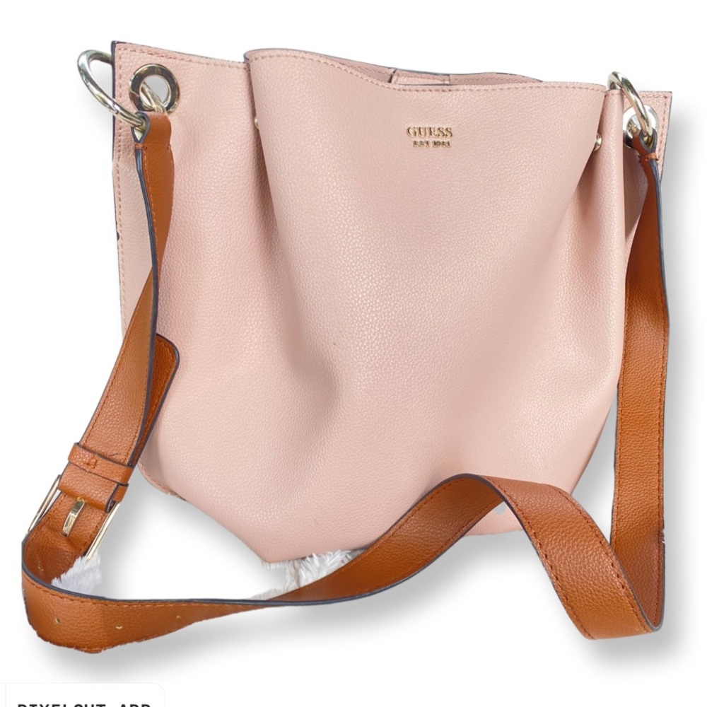 Guess light pink purse
